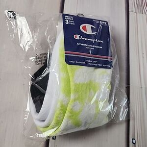 Champion Mens Ankle Socks 3 Pairs Shoe Size 6-12‎ Athleticwear Socks Multicolor